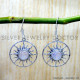 Rose Quartz 925 Sterling Silver Earrings (SJWE-1137) Rose Quartz 925 Sterling Silver Earrings (SJWE-1137)