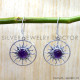 Amethyst 925 Sterling Silver Earrings (SJWE-1140) Amethyst 925 Sterling Silver Earrings (SJWE-1140)