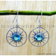 Blue Topaz 925 Sterling Silver Earrings (SJWE-1141) Blue Topaz 925 Sterling Silver Earrings (SJWE-1141)