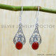 Carnelian 925 Sterling Silver Earrings (SJWE-1153) Carnelian 925 Sterling Silver Earrings (SJWE-1153)