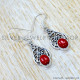 Coral 925 Sterling Silver Earrings (SJWE-1155)