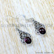 Garnet 925 Sterling Silver Earrings (SJWE-1156) Garnet 925 Sterling Silver Earrings (SJWE-1156)