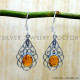 Amber 925 Sterling Silver Earrings (SJWE-1159)