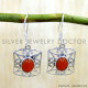 Carnelian 925 Sterling Silver Earrings (SJWE-1164) Carnelian 925 Sterling Silver Earrings (SJWE-1164)