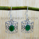 Green Onyx 925 Sterling Silver Earrings (SJWE-1166) Green Onyx 925 Sterling Silver Earrings (SJWE-1166)