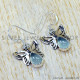 Chalcedony 925 Sterling Silver Earrings (SJWE-1167)