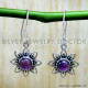 Amethyst 925 Sterling Silver Earrings (SJWE-1173) Amethyst 925 Sterling Silver Earrings (SJWE-1173)