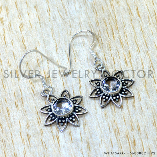 925 Sterling Silver Earrings (SJWE-1174) 925 Sterling Silver Earrings (SJWE-1174)