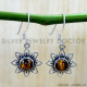 Tiger Eye 925 Sterling Silver Earrings (SJWE-1175) Tiger Eye 925 Sterling Silver Earrings (SJWE-1175)