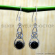 Black Onyx 925 Sterling Silver Earrings (SJWE-1177) Black Onyx 925 Sterling Silver Earrings (SJWE-1177)