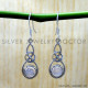 Rose Quartz 925 Sterling Silver Earrings (SJWE-1179) Rose Quartz 925 Sterling Silver Earrings (SJWE-1179)