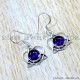 Amethyst 925 Sterling Silver Earrings (SJWE-1182) Amethyst 925 Sterling Silver Earrings (SJWE-1182)