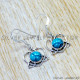 Turquoise 925 Sterling Silver Earrings (SJWE-1186) Turquoise 925 Sterling Silver Earrings (SJWE-1186)