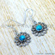 Turquoise 925 Sterling Silver Earrings (SJWE-1191) Turquoise 925 Sterling Silver Earrings (SJWE-1191)