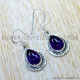 Amethyst 925 Sterling Silver Earrings (SJWE-1199) Amethyst 925 Sterling Silver Earrings (SJWE-1199)