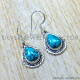 Turquoise 925 Sterling Silver Earrings (SJWE-1200) Turquoise 925 Sterling Silver Earrings (SJWE-1200)
