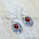 Carnelian 925 Sterling Silver Earrings (SJWE-1204) Carnelian 925 Sterling Silver Earrings (SJWE-1204)