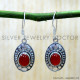 Carnelian 925 Sterling Silver Earrings (SJWE-1204) Carnelian 925 Sterling Silver Earrings (SJWE-1204)