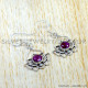 Ruby 925 Sterling Silver Earrings (SJWE-1207) Ruby 925 Sterling Silver Earrings (SJWE-1207)
