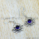 Amethyst 925 Sterling Silver Earrings (SJWE-1208) Amethyst 925 Sterling Silver Earrings (SJWE-1208)