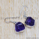 Amethyst 925 Sterling Silver Earrings (SJWE-121) Amethyst 925 Sterling Silver Earrings (SJWE-121)