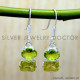 Citrine 925 Sterling Silver Earrings (SJWE-1212)