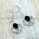 Black Onyx 925 Sterling Silver Earrings (SJWE-1213)