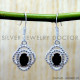 Black Onyx 925 Sterling Silver Earrings (SJWE-1213)