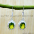 Peridot 925 Sterling Silver Earrings (SJWE-1215)