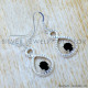 Black Onyx 925 Sterling Silver Earrings (SJWE-1217)