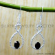 Black Onyx 925 Sterling Silver Earrings (SJWE-1217)