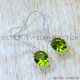 Peridot 925 Sterling Silver Earrings (SJWE-1218)