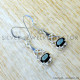 Black Onyx 925 Sterling Silver Earrings (SJWE-1224)
