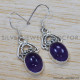 Amethyst 925 Sterling Silver Earrings (SJWE-127) Amethyst 925 Sterling Silver Earrings (SJWE-127)