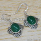 Green Onyx 925 Sterling Silver Earrings (SJWE-129) Green Onyx 925 Sterling Silver Earrings (SJWE-129)
