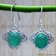 Green Onyx 925 Sterling Silver Earrings (SJWE-129) Green Onyx 925 Sterling Silver Earrings (SJWE-129)