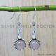 Rose Quartz 925 Sterling Silver Earrings (SJWE-13) Rose Quartz 925 Sterling Silver Earrings (SJWE-13)