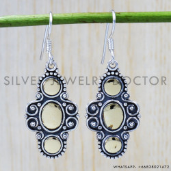 925 Sterling Silver Earrings (SJWE-143)