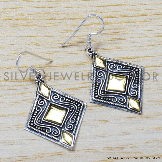 925 Sterling Silver Earrings (SJWE-144)