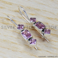 925 Sterling Silver Earrings (SJWE-161) 925 Sterling Silver Earrings (SJWE-161)