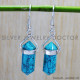Turquoise 925 Sterling Silver Earrings (SJWE-165) Turquoise 925 Sterling Silver Earrings (SJWE-165)