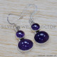 Amethyst 925 Sterling Silver Earrings (SJWE-169) Amethyst 925 Sterling Silver Earrings (SJWE-169)
