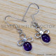 Amethyst 925 Sterling Silver Earrings (SJWE-173) Amethyst 925 Sterling Silver Earrings (SJWE-173)