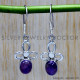 Amethyst 925 Sterling Silver Earrings (SJWE-173) Amethyst 925 Sterling Silver Earrings (SJWE-173)