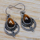 Tiger Eye 925 Sterling Silver Earrings (SJWE-178) Tiger Eye 925 Sterling Silver Earrings (SJWE-178)