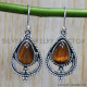 Tiger Eye 925 Sterling Silver Earrings (SJWE-178) Tiger Eye 925 Sterling Silver Earrings (SJWE-178)