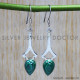 Malachite 925 Sterling Silver Earrings (SJWE-179)