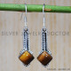 Tiger Eye 925 Sterling Silver Earrings (SJWE-215) Tiger Eye 925 Sterling Silver Earrings (SJWE-215)