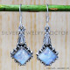 Rainbow Moonstone 925 Sterling Silver Earrings (SJWE-224) Rainbow Moonstone 925 Sterling Silver Earrings (SJWE-224)