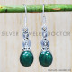 Malachite 925 Sterling Silver Earrings (SJWE-232) Malachite 925 Sterling Silver Earrings (SJWE-232)